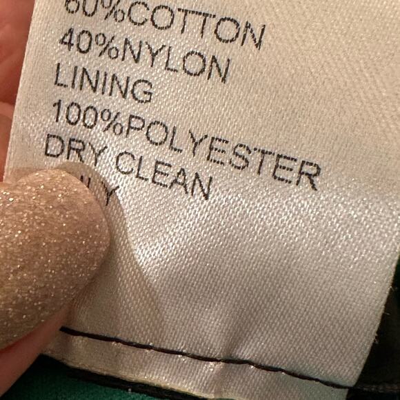 Tadashi Shoji Green Lace Embroidered Fit-and-Flare Cocktail Dress Size 6 - Picture 10 of 10